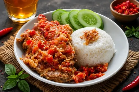 Ayam geprek Sambal Kasih Sayang